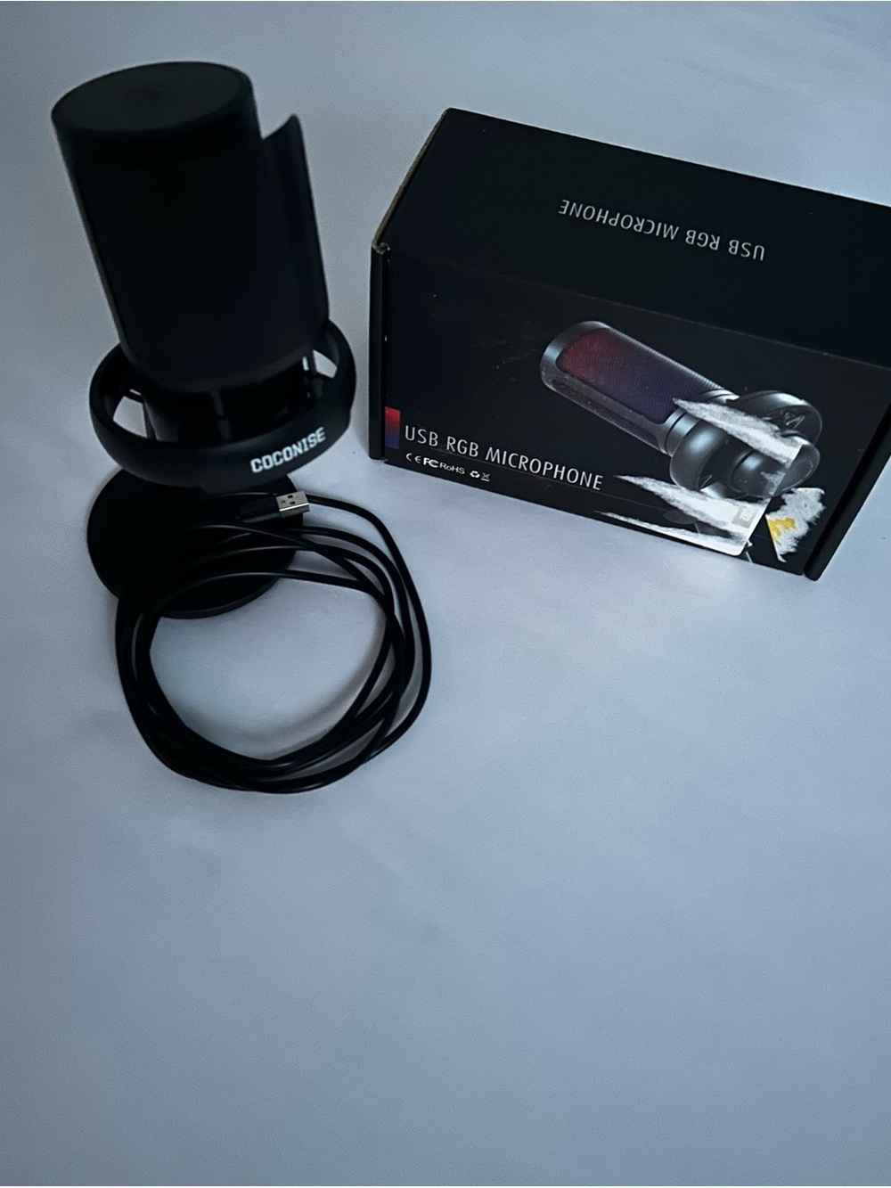 Coconise Gaming PC Microphone with USB Connection